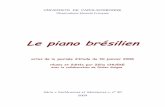UNIVERSITE DE PARIS-SORBONNE - · PDF fileCollection Observatoire Musical Français Dir. Danièle Pistone ... composed Brazilian piano pieces 103 Résumés/Abstracts 119 Index des
