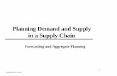 Planning Demand and Supply in a Supply Chainmetin/FuJen/Folios/scaggregate_s.pdf · 3 Phases of Supply Chain Decisions Strategy or design: Forecast Planning: Forecast Operation Actual