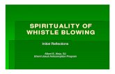 SPIRITUALITY OF WHISTLE BLOWINGpcij.org/blog/wp-docs/FrAlejo.pdf · SPIRITUALITY OF WHISTLE BLOWING Initial Reflections Albert E. Alejo, SJ Ehem! ... kahit maliit ang suweldo, mas