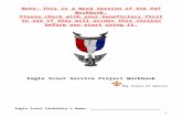 Eagle Scout Service Project Proposal - Northern Ridge ??Web viewEagle Scout Service Project ... The Guide to Advancement and Boy Scout Requirements book are available in ... and be