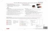 C&K rocker switches · PDF fileRocker G–25 Dimensions are shown:Inches (mm) Specifications and dimensions subject to change   ... E105