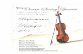 Ocean String  · PDF fileOcean String Quartet ... When one would like to have music performed which is not currently on our list, ... Variation on a Theme by Paganini- Rachmaninov
