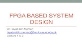 FPGA BASED SYSTEM DESIGN - Dr. Imtiaz Hussain - Homeimtiazhussainkalwar.weebly.com/uploads/1/1/8/2/11827483/lecture_1... · Books •Recommended Books: •Text Book: FPGA Based System
