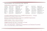 Schedule of Courses for 2016 - Real Educationalrealeducational.com/images/2016_Schedule.pdf · Schedule of Courses for 2016 CWI/CWE Preparatory – 10 Days January 11-15, ... Schedule