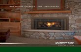 Gas Metal Inserts for fIreplaces - Hearth N · PDF fileGas Metal Inserts for fIreplaces ... A termination cap finishes your gas insert with a clean, upscale look. And, these durable