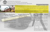 Universitas Indonesia Faculty of Economics & Business ... · PDF fileUniversitas Indonesia Faculty of Economics & Business International Undergraduate Program Program Overview The