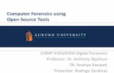 Computer Forensics using Open Source Toolswbf0007/summer_2015/OpenSourceForensics.pdf · Slide 4 of 45 Use Case Explanation • Suspect machine to examine – VirtualBox to Demo •