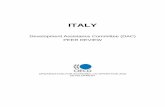 ITALY - OECD. · PDF fileITALY Development Assistance Committee (DAC) PEER REVIEW ORGANISATION FOR ECONOMIC CO-OPERATION AND DEVELOPMENT