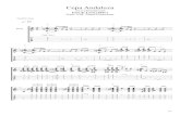 Cepa Andaluza - - Classclef Andaluza by Paco de Lucia.pdf · Cepa Andaluza Paco de Lucia (1947-) Trans. V.M. Torres/N.Reimann 1/23 = 252 Standard tuning 1 X X Capo. fret 4 3 3 7 0