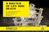 A MATTER OF LIFE AND DEATH - Home - Amnesty  · PDF fileA MATTER OF LIFE AND DEATH An Introduction to the Death Penalty for Second Level Students AMNESTY INTERNATIONAL