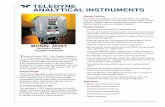 3020T - Teledyne Analytical  · PDF file• Semiconductor manufacturing • Petrochemical process control • Quality assurance Teledyne’s Model 3020T Trace Oxygen Analyzer is