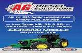John Deere 4.5L, 8.1L & 9.0L Tier III Denso Common Rail · PDF file1) From the tractor cab looking forward, locate the fuel system on the left side of the engine. You will see the