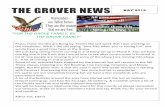 THE GROVER NEWS - The Foley Grovethefoleygrove.com/images/newsletters/2016_05GroveNewsletter.pdf · THE GROVER NEWS “FOR THE GROVE FAMILY, ... arranging organizing work is often