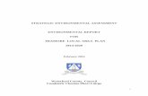 STRATEGIC ENVIRONMENTAL ASSESSMENT - · PDF file1 STRATEGIC ENVIRONMENTAL ASSESSMENT ENVIRONMENTAL REPORT FOR TRAMORE LOCAL AREA PLAN 2014-2020 February 2014 Waterford County Council