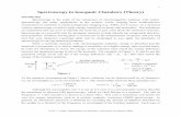 Spectroscopy in Inorganic Chemistry (Theory)inorglab/spectheory.pdf · Spectroscopy in Inorganic Chemistry (Theory) Introduction ... turns out that trigonal planar molecules have