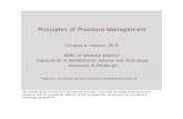 Principles of Pressure Management - ISWP · PDF filePrinciples of Pressure Management Douglas A. Hobson, Ph.D. RERC on Wheeled Mobility* Department of Rehabilitation Science and Technology