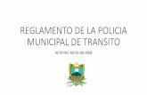 REGLAMENTO DE LA POLICIA MUNICIPAL DE TRANSITO · PDF fileMunicipalidad de Jalapa Av. 0-91 Zona 1, Edificio Municipal. Jalapa. Guatemala. Tel.: 7956-9292 7922 -4150 Supervisar que
