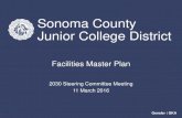 Sonoma County Junior College District - Santa Rosa · PDF fileo Labor Market Analysis ... demographic data, and surveys of local ... SONOMA COUNTY JUNIOR COLLEGE DISTRICT MASTER PLAN