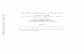 The Thermodynamics of Black Holes - arXiv · PDF filearXiv:gr-qc/9912119v2 30 Sep 2000 The Thermodynamics of Black Holes Robert M. Wald Enrico Fermi Institute and Department of Physics
