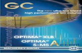 OPTIMA 5-MS Accent - Leacsaleacsa.com.mx/pdf/Optima Accent 5MS.pdf · OPTIMA® 5-MS Accent ... capillary column is the main reason for rising baselines in GC analysis. ... N-nitrosodimethylamine,