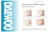 Service Manual - Daewoo-Direct · PDF fileService Manual Refrigerator http : //svc.dwe.co.kr Nov. 1999 DAEWOO ELECTRONICS CO., LTD. ... COMP MODEL X HBL25YG-3 X X HPL26YH-5 X HPL26YH-5