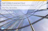 SAP HANA Enterprise Cloudsap.lianacms.com/media/.../s4hana-launch/s4hana_hec... · S4HANA in the HANA Enterprise Cloud . ... Core Services for SAP HANA Enterprise Cloud Assure customer