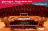 The Second Sursa American Organ Competition Wednesday ... · PDF fileThe Second Sursa American Organ Competition Wednesday, September 6 ... Sonata No. 6 in D minor, Op. 65 ... Johann