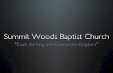 Summit Woods Baptist Church - THE CAPRANICAthecapranica.com/2011.13.2.pdf · Summit Woods Baptist Church! “Exalt the King and Extend the Kingdom”! See the Invisible"-Tyler Hughes!