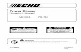Operator's Manual MODEL PB-200 - ECHO · PDF fileOperator's Manual MODEL PB-200 X753002761 02/09 X7531135701. 2 In t r o d u c t I o n Welcome to the ECHO family. This ECHO product