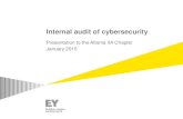 Internal audit of cybersecurity Presentation to the ... · PDF fileInternal audit of cybersecurity Presentation to the Atlanta IIA ... information security and privacy to address a