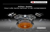 After Sales - · PDF fileAfter Sales Your Life Cycle Partner in air compressors ... a Sperre compressor is to follow the Sperre maintenance routines and use genuine ... HL2/ 120 4123