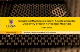 Integrated Materials Design: Accelerating the Discovery · PDF fileIntegrated Materials Design: Accelerating the Discovery of New ... N, O, F, Si, P, S, Cl ... substrates critically