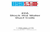#2A Stock Hot Water Duct Coils - Commercial Industrial Air ...usacoil.com/pdf/STOCK Hot Water.pdf · stock hot water duct coils 1-800-usa-coil (1-800-872-2645) fax: (610) ... fins