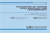 Evaluation of Certain Food Additives and Contaminants …apps.who.int/iris/bitstream/10665/44788/1/WHO_TRS_966_eng.pdf · WHO Technical Report Series 966 EVALUATION OF CERTAIN FOOD