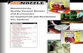 Manufacturing Quality Vacuum Nozzles and …. Nozzle Catalog_2016.pdf · Nozzle Hangers Wall Inlet Valves Manufacturing Quality Vacuum Nozzles and Accessories for Commercial and Residential