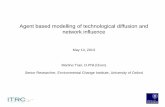 Agent based modelling of technological diffusion and ... · PDF fileAgent based modelling of technological diffusion and network influence May 14, 2013 Martino Tran, D.Phil.(Oxon)