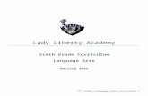 llacscurriculum.weebly.comllacscurriculum.weebly.com/.../grade6curriculumla.docx  · Web viewLady Liberty Academy. Sixth Grade Curriculum . Language Arts. Revised 2014 . Introduction.