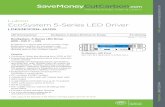 Lutron EcoSystem 5-Series LED Driver  · PDF fileTeeone 05 13 5 Emi info@  We EcoSystem Lutron   EcoSystem 5-Series LED Driver LDE53E1CRN-JA105 ® SPECIFICATION