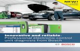 Innovative and reliable Professional electronic control ... · PDF fileProfessional electronic control unit diagnosis from Bosch ... Additional benefit through comparison of Bosch