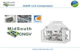 IODM 115 Compressor - Midsouth CNGVmidsouthcngv.com/wp-content/uploads/2014/07/IODM-115-Marketing... · The Aspro IODM 115 line of equipment is made up of one or two horizontal reciprocating