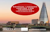 EDTECH: LONDON CAPITAL FOR LEARNING TECHNOLOGY - London …files.londonandpartners.com/business/resources/edtech2017.pdf · EDTECH: LONDON CAPITAL FOR LEARNING TECHNOLOGY Introduction