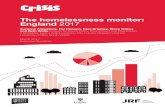The homelessness monitor: England 2017 - Crisis · PDF fileThe homelessness monitor England 2017 is the sixth instalment of an annual state-of-the- ... England and elsewhere in the