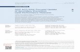 2015 ACC/AHA Focused Update of Secondary Prevention · PDF fileFOCUSED UPDATE 2015 ACC/AHA Focused Update of Secondary Prevention Lipid Performance Measures A Report of the American