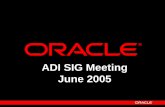 ADI SIG Meeting June 2005 - Home - Atlanta OAUGatloaug.communities.oaug.org/.../ADISIGOracleJun05R11510.pdf · What is Web ADI? Web ADI is a Web-Based Application that Brings Oracle