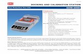 DOCKING AND CALIBRATION STATION - RKI · PDF fileDOCKING AND CALIBRATION STATION Features ... • Archive data to network ... The SDM-2009 is a versatile maintenance tool that automates