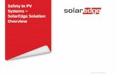 Safety in PV Systems SolarEdge Solution Overview - Sinergosinergo.lv/uploads/SolarEdge_Safety_Solutions_ENG.pdf · Safety in PV Systems – SolarEdge ... Safety Risks in Solar PV
