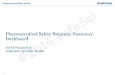 Pharmaceutical Safety Program: Summary Dashboardazbocug.com/wp-content/uploads/2014/01/McKesson-Specialty-Drug... · Pharmaceutical Safety Program: Summary Dashboard ... •Cross