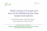 Water pricing in Europe and around the Mediterranean Sea ... · PDF filearound the Mediterranean Sea: issues and options ... – Irrigation water saving strategy in Tunisia: ... 0.05-0.10