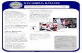 MECHANICAL HAZARDS - eXtensionarticles.extension.org/sites/default/files/English Task Sheets... · Page 4 MECHANICAL HAZARDS ... Farm equipment can generate high noise levels. High
