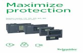 Maximize protection - Schneider Electric · PDF file3 Sepam protection relays Number one in dependability Maximize energy availability and the profits generated by your installation